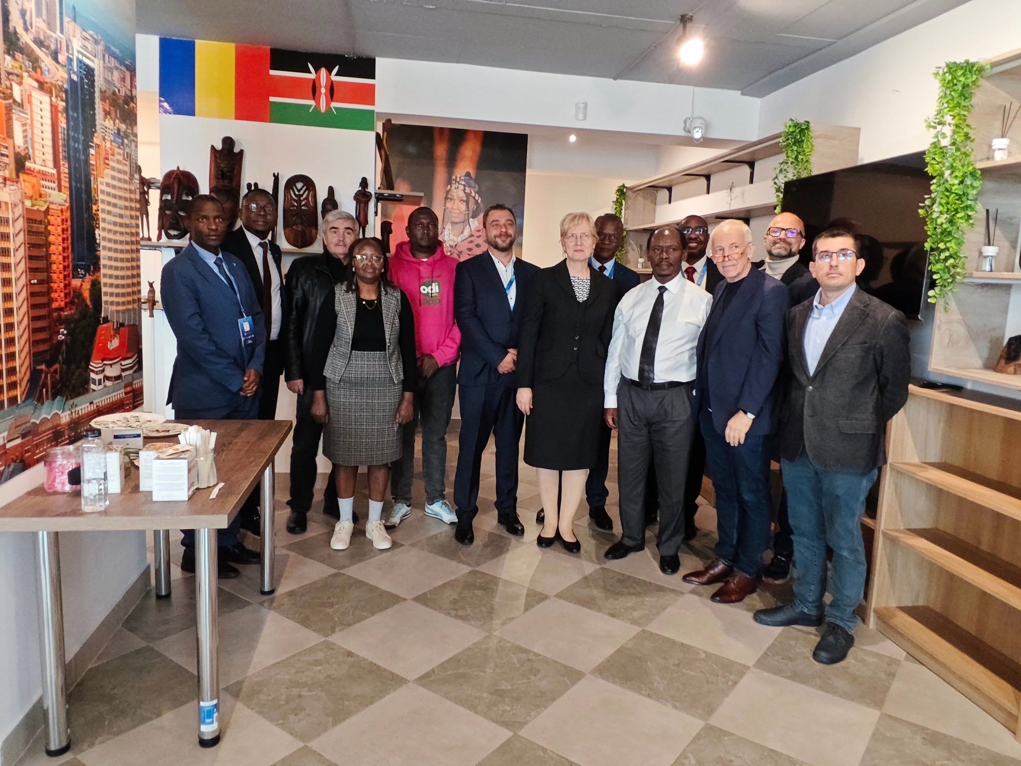 H.E. Hon. William Kabogo Gitau's delegation with Kenya House and Kenyan Cultural Centre representatives, Bucharest